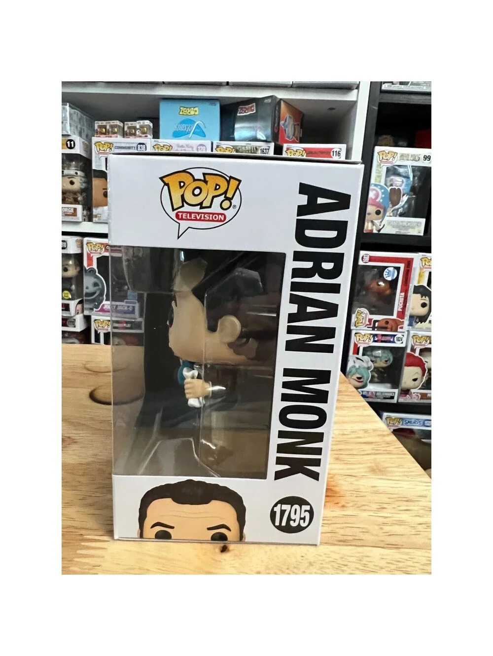 NEW IN HAND Adrian Monk Funko Pop #1795 Television TV Shows USA Tony Shalhoub
